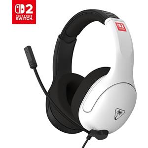 Turtle Beach Airlite Fit Nero e Bianco Cuffie da gioco con cavo - Con licenza ufficiale per Nintendo Switch 2, Nintendo Switch, Resistenti, Leggere