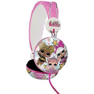 OTL Technologies OTL TWEEN DOME-Cuffie-LOL Surprise GLITTER Glam DOME-Bambina - Not Machine Specific, rosa