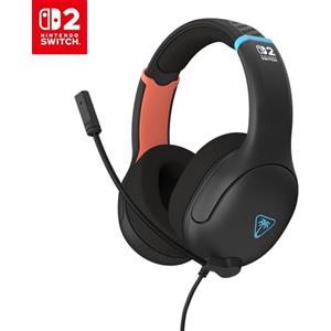 Turtle Beach Airlite Fit Nero carbone Cuffie da gioco con cavo - Con licenza ufficiale per Nintendo Switch 2, Nintendo Switch, Resistenti, Leggere