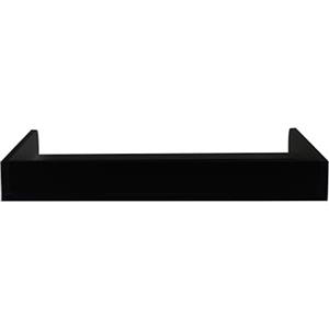 AVANTI TRENDSTORE, Sophie - Fasciatoio in legno laminato di colore nero per la cassettiera IKEA Malm. Dimensioni LAP ca. 80x9,6x76,3cm