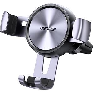 UGREEN Supporto Telefono da Auto Gravità, Porta Cellulare Macchina Bocchette d'Aria Compatibile con iPhone 16 15 14 Plus Pro Max, Galaxy S24 Ultra S23 A14, Redmi note 12 pro, ecc. Nero