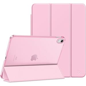 FINTIE Custodia per iPad (A16) 11ª Generazione 11" (2025) / iPad 10ª Generazione 10.9" (2022) - Sottile Leggero Opaca Semi-Trasparente Posteriore Cover Case con Auto Sveglia/Sonno, (Rosa)