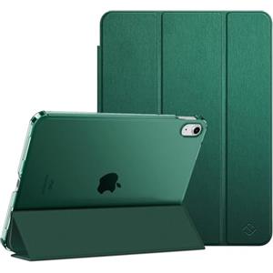 FINTIE Custodia per iPad (A16) 11ª Generazione 11" (2025) / iPad 10ª Generazione 10.9" (2022) - Sottile Leggero Opaca Semi-Trasparente Posteriore Cover Case con Auto Sveglia/Sonno, (Verde Scuro)