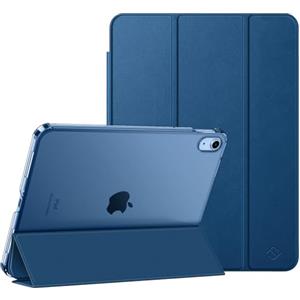 FINTIE Custodia per iPad (A16) 11ª Generazione 11" (2025) / iPad 10ª Generazione 10.9" (2022) - Sottile Leggero Opaca Semi-Trasparente Posteriore Cover Case con Auto Sveglia/Sonno, Blu