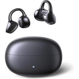 UGREEN HiTune ClipBuds Pro Cuffie Bluetooth Open-Ear con Hi-Res ANC Adattivo Audio ad Alta Risoluzione Durata Della Batteria di Audio Spaziale Connessione Multipoint 32H Nero USB C