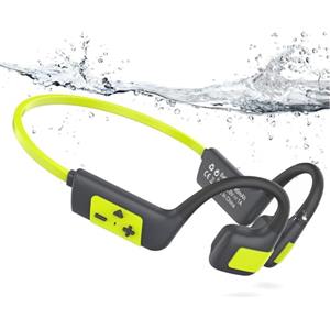 MONODEAL Cuffie Conduzione Ossea Bluetooth 5.4 Subacquee per Piscina IP68 Impermeabile Auricolari MP3 Subacqueo 8G Auricolari Sport per Nuoto, Corsa