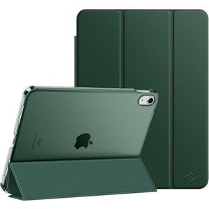 FINTIE Custodia per iPad (A16) 11ª Generazione 11" (2025) / iPad 10ª Generazione 10.9" (2022) - Sottile Leggero Opaca Semi-Trasparente Posteriore Cover Case con Auto Sveglia/Sonno, Midnght Verde