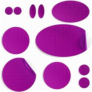 aZengear Toppe di riparazione (30+ colori) per piumini, giacche imbottite, tende, scarpe e tappezzeria, autoadesive, impermeabili, resistenti a strappi (11 pezzi, viola scuro)