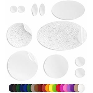 aZengear Toppe di riparazione (30+ colori) per piumini, giacche imbottite, tende, scarpe e tappezzeria, autoadesive, impermeabili, resistenti a strappi, freddo e calore (11 pezzi, bianco)