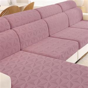 Ystyle Copricuscini Divano Elasticizzato, Copridivano Cuscini Antigraffio, Copri Seduta Divano Universale, Sofa Seat Cover, Coprisedile Divano, Copridivano Seduta (2 Posto, Rosa)