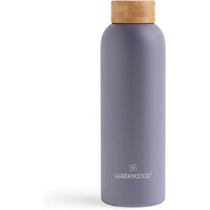 waterdrop MICRODRINK waterdrop® Borraccia Termica | Borraccia per acqua in acciaio 600ml | Thermos: mantiene il caldo per 24 ore e il freddo per 12 | Acciaio inox senza BPA | Sostenibile e Riutilizzabile