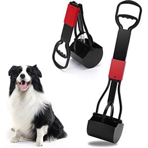 Nobleza 66cm Paletta Racogli Escrementi per Cani, Manico Lungo Piegarsi Portatile e Pratico Pooper Scooper