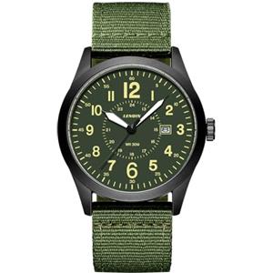 LN LENQIN Orologio Uomo Orologi Militari Analogici Al Quarzo Per Uomo Orologi da Polso Impermeabili Con Data Orologio Sportivo Tattico Militare Cinturino in Nylon