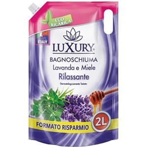 LUXURY Ecoricarica Bagnoschiuma Lavanda e Miele
