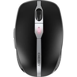 CHERRY MW 9100, Mouse Wireless, Connessione Opzionale Via Bluetooth o 2.4 GHz RF, Risoluzione Regolabile in 3 Livelli Fino a 2400 dpi, Ricaricabile, Nero