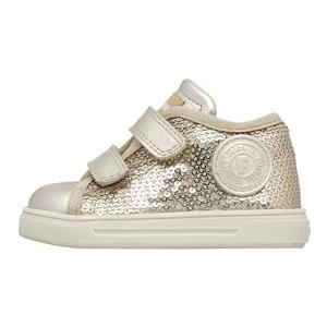 Falcotto Michael 3. Metallic/Paillettes Platinum-Platinum Scarpe da Bambini, Taglia 23