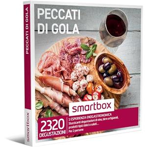 Smartbox - Cofanetto Regalo Peccati di Gola - Idea Regalo Gourmet - 1 Esperienza enogastronomica per 2 Persone