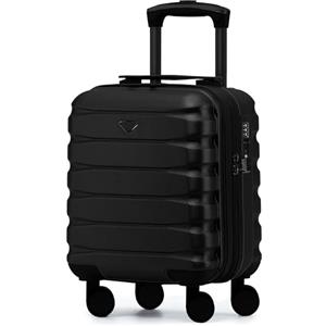 Flight Knight Lightweight 4 Wheel ABS Hard Case Valigie Bagaglio a Mano in Cabina Approvato Per Oltre 100 Compagnie Aeree Tra Cui Easyjet E Dimensioni Massime Per Vueling E Wizz Air 40x30x20cm