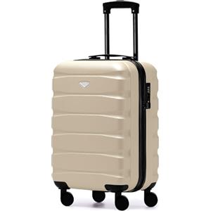 Flight Knight Valigie rigide in ABS a 4 ruote leggere per trasportare bagagli a mano approvate per oltre 100 compagnie aeree tra cui easyJet, BA, Ryanair, Air France e molti altri 55x35x25cm