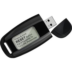 Flintronic Pedometro Contapassi da Passeggio, USB Ricarica Contapassi Elettronico Accuratamente, Pedometro Sportivo Portatile con Cordino a Clip per Bambini/Fitness Uomo/Donna/Anziani