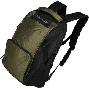 Police Zaino Uomo/Donna in Nylon, Sportivo, Casual, Business, Porta PC per Laptop fino a 17'', ideale per Lavoro, Viaggio, 30 L