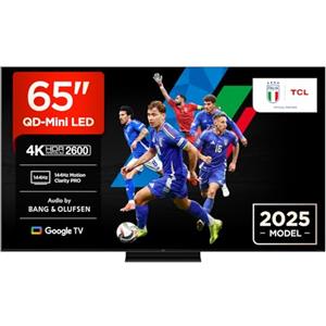 TCL 65Q7C 65 Inch QD Mini LED TV, 4K HDR Premium 2600, Smart Google TV (Dolby Vision IQ e Atmos, pannello HVA, Motion Clarity Pro a 144 Hz)