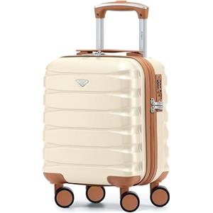 Flight Knight Lightweight 4 Wheel ABS Hard Case Valigie Bagaglio a Mano in Cabina Approvato Per Oltre 100 Compagnie Aeree Tra Cui Easyjet E Dimensioni Massime Per Vueling E Wizz Air 40x30x20cm