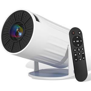 KANYUNCD Mini Proiettore Portatile,Proiettore Portatile Full HD con 4K WiFi 6 BT5.4,Ruotabile 180°,Home Theater Videoproiettore da soffitto hd per Telefono/PC/HDMI/TV Stick/Memory Stick[App Integrata]