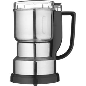 Generico Macinacaffè Elettrico Professionale Regolabile Acciaio Inossidabile | Macinatrice Multifunzione A Macine Piatte Con Maniglia | Macinaspezie Cereali | Polverizzatore Domestico per Noci Spezie Semi