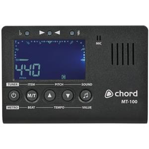Chord | Metronomo e sintonizzatore digitale tutto in uno con pendolo visivo e clic Audilble Click Accordatore per ukulele Accordatore per chitarra elettrica Accordatore per chitarra acustica