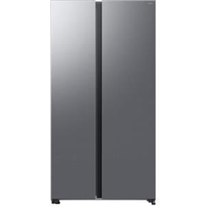 Samsung Frigorifero Side by Side AI RS70F65QET/EF, All-Around Cooling, Wifi con AI Energy Mode, Total No Frost, SpaceMax, 655 L, LxAxP: 91,2 x 178,4 x 72,6 cm, Metal Inox