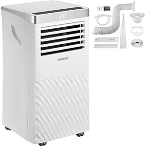 MONZANA Climatizzatore Mobile Locale 9000BTU 4in1 WiFi App 2700W con Telecomando Tubo di Scarico Condizionatore Aria