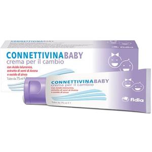 Connettivina Baby Crema Cambio 75g - Crema Lenitiva con Acido Ialuronico per la Pelle Delicata dei Bambini