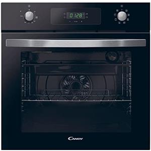 Candy Idea Forno Elettrico da Incasso Ventilato, 70 Litri, Classe A+, Sistema di Pulizia Idrolitica Aquactiva, Controllo tramite App hOn, 59,5 x 59,5 x 58,8 cm, Nero - FIDC N615