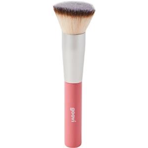 Goovi Pennello Fondotinta Buffer - Applicatore Professionale per Fondotinta Liquido e in Crema con Setole Morbide per un'Applicazione Uniforme