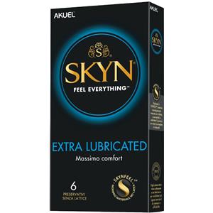 THERAS CONSUMER HEALTH Srl Skyn Extra Lubrificated 6 Pezzi - Profilattici Extra Lubrificati SKYN, Confezione da 6