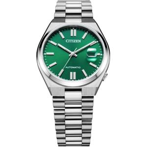 Citizen Orologio da uomo analogico automatico con cinturino in acciaio inossidabile Tsuyosa