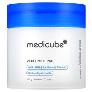 Medicube Zero Pore Pad 2.0 - Dischetti Esfolianti per il Viso con Acido Lattico e Acido Salicilico, 70 Pads