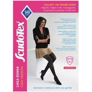 Scudotex Collant 140 Extra Nature 2 - Calze elastiche a compressione graduata medio-forte per insufficienza venosa