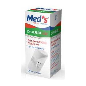 Meds Benda Elastica Monouso Cotone e Nylon 12x450 cm - Idealflex