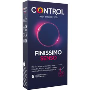 THERAS CONSUMER HEALTH Srl Control Finissimo Senso 6 Pezzi - Preservativi Ultrasottili per Elevata Sensibilità