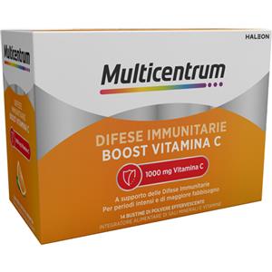 GLAXOSMITHKLINE C.HEALTH.Srl MULTICENTRUM DIFESE IMMUNITARIE BOOST VITAMINA C 14 BUSTINE