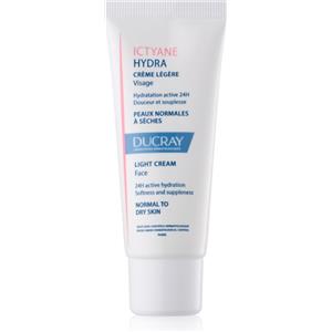 Ducray Ictyane Hydra Crema Viso Leggera 40 ml - Idratante e Rigenerante per Pelli Miste