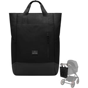 Johnny Urban Zaino Fasciatoio Neonato e Borsa Passeggino Nero - Blair - Fasciatoio Portatile - Zaino Mamma Multifunzione - Volume 16 Litri - Idrorepellente