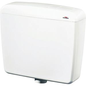 Kariba Super Kariba DUO Cassetta Di Risciacquo WC Esterna a Zaino Doppio Scarico in ABS Bianco
