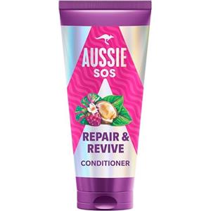 Aussie SOS Repair & Revive Balsamo 350ml per Capelli Secchi, Stressati e Danneggiati, Dona morbidezza, lucententezza e un liscio setoso, Aiuta a Prevenire Danni Futuri, Vegano