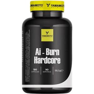 YAMAMOTO NUTRITION Ai-BURN HARDCORE - Integratore Termogenico con 12 Erbe Naturali per Perdita di Peso (90 Capsule)