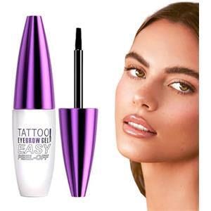 Generisch Eyén Gél - Vernice per sopracciglia sfoderabile, gel anti-trasmissione, con tecnologia peel-off, definizione istantanea e look naturale, per matrimoni