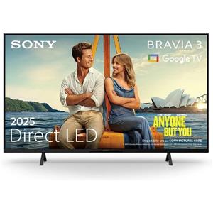 Sony QLED 50 Pollici 4K Ultra HD Smart TV Google TV con Dolby Vision e Audio Potente