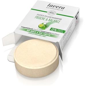 lavera Shampoo per la cura solida, freschezza ed equilibrio, senza siliconi, volume e capelli rinforzati, vegani, cosmetici naturali, 50 g